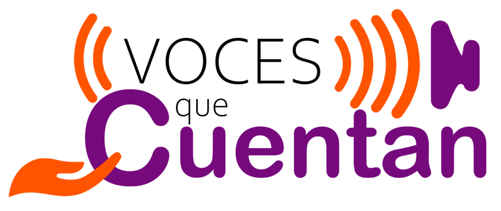 Logotipo Voces que cuentan